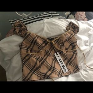 I.AM.GIA Carmel top NWT